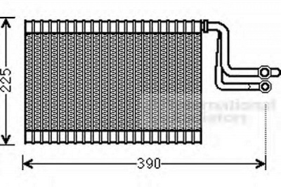 VAN WEZEL 0600v365 -  Испаритель, кондиционер